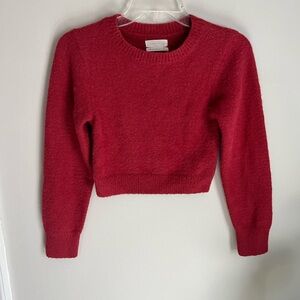 Urban Outfitters cropped red sweater size medium